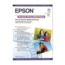 S041315-PAPEL EPSON GLOSSY PHOTO A3 255 G 20 H precio por 1 unidades