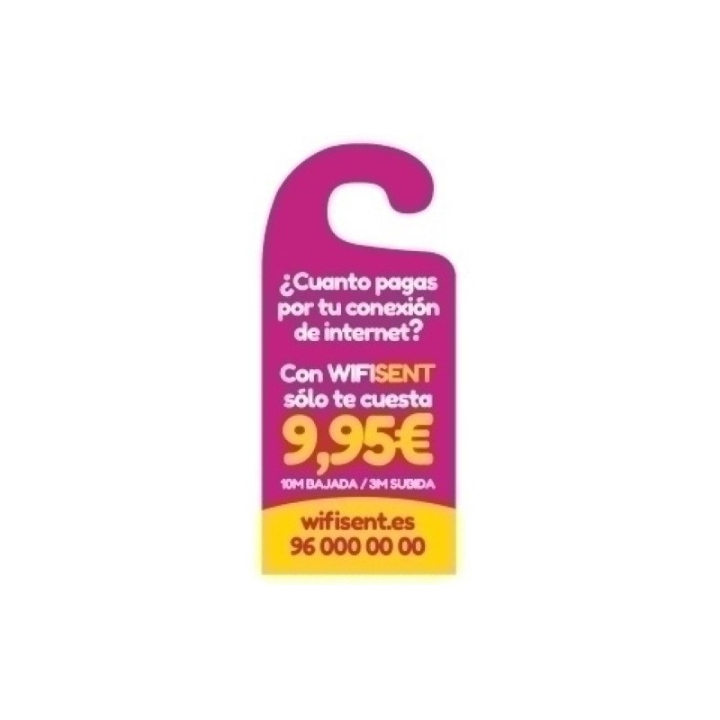 0558CGPCP-PAP.YOSAN 230gr COLGADOR/PERCHA INFORM. precio por 100 unidades