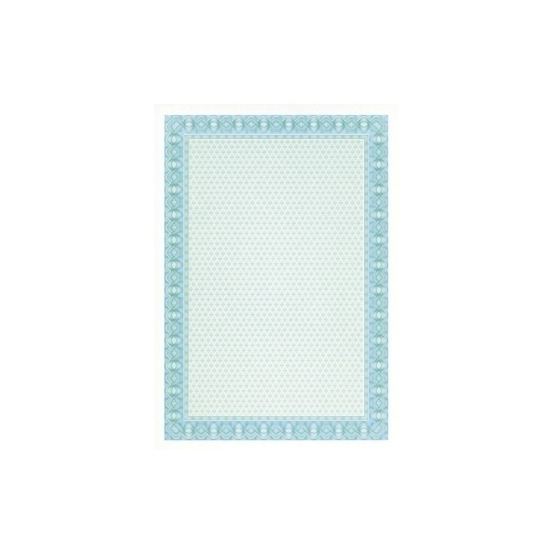 11970-PAPEL DIPLOMA A4 APLI 115g 10h AZUL TURQ precio por 1 unidades