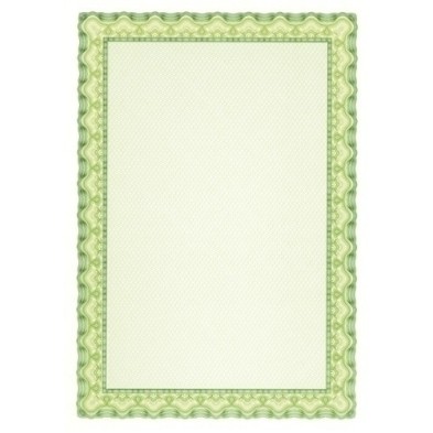 11969-PAPEL DIPLOMA A4 APLI 115g 10h VERDE ESM precio por 1 unidades