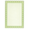 11969-PAPEL DIPLOMA A4 APLI 115g 10h VERDE ESM precio por 1 unidades