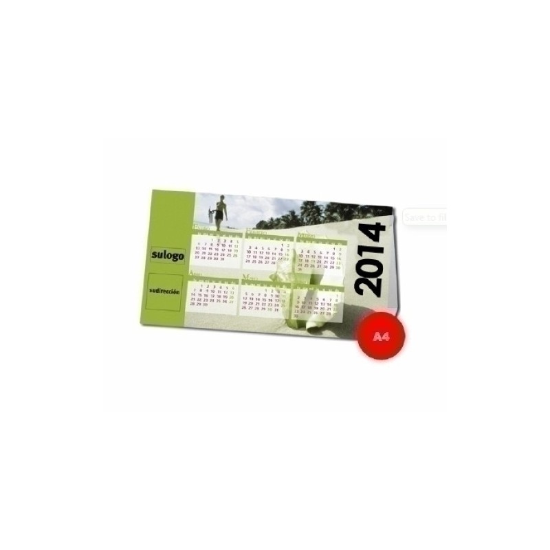 0558CGPBCA4-PAP.YOSAN 230gr CALENDARIO IMP. precio por 200 unidades