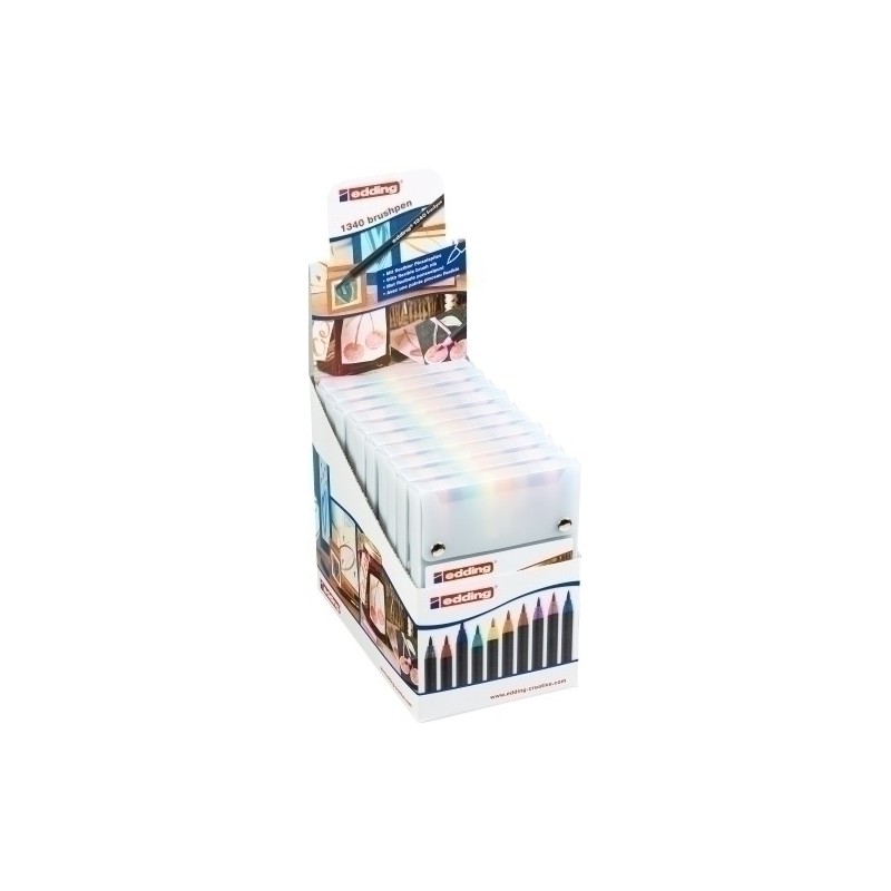 51150-ROTUL.EDDING 1340 BRUSHPEN EXP.10 precio por 1 unidades