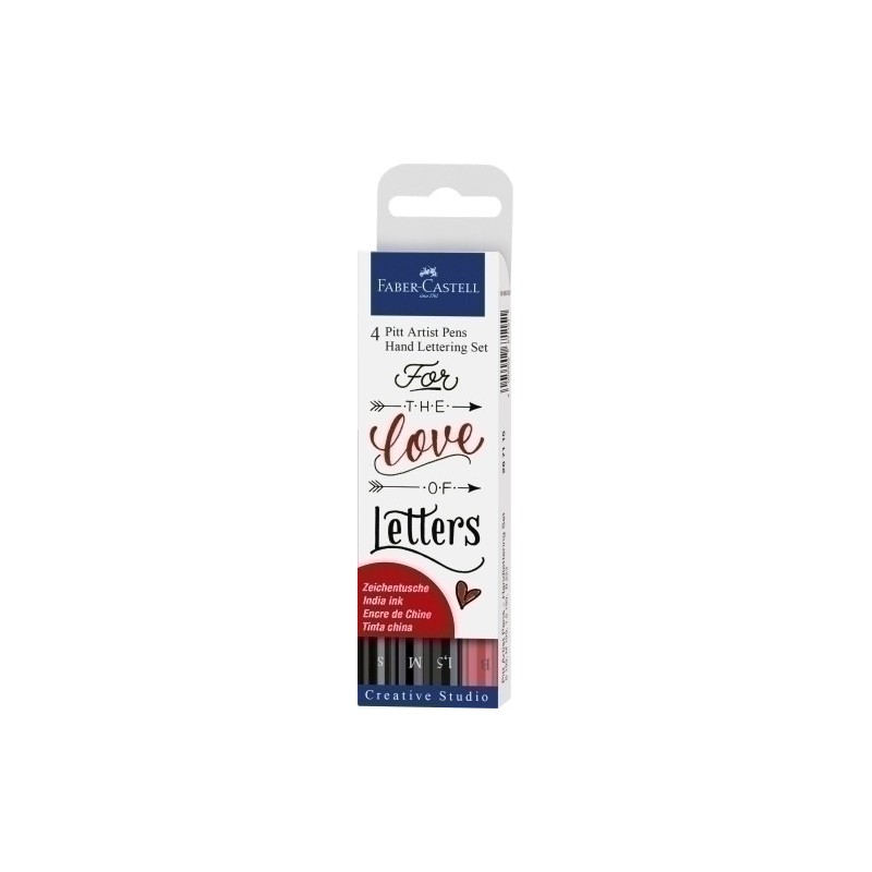 267115-ROTUL.FABER PITT HAND LETTERING B/4 precio por 1 unidades