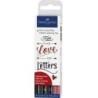 267115-ROTUL.FABER PITT HAND LETTERING B/4 precio por 1 unidades