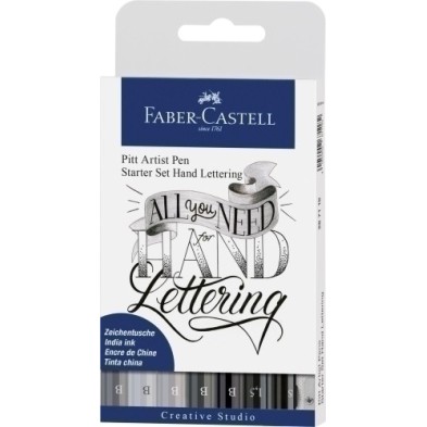 267118-ROTUL.FABER PITT HAND LETTERING B/9 precio por 1 unidades