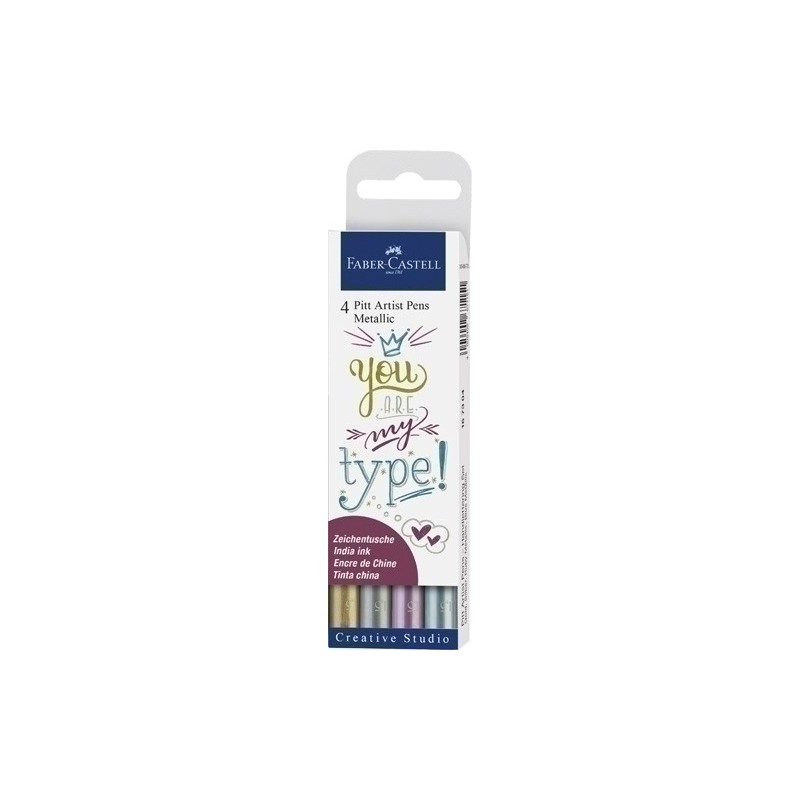 167304-ROTUL.FABER PITT ESTUCHE DE 4 precio por 1 unidades