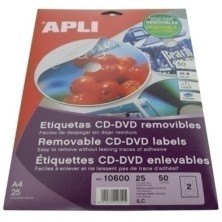 10600-ETIQ.IMP.APLI 10600 25h A4 CD.REMØ117x18 precio por 1 unidades