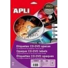 10601-ETIQ.IMP.APLI 10601 25h A4 CD.OPAØ117x18 precio por 1 unidades