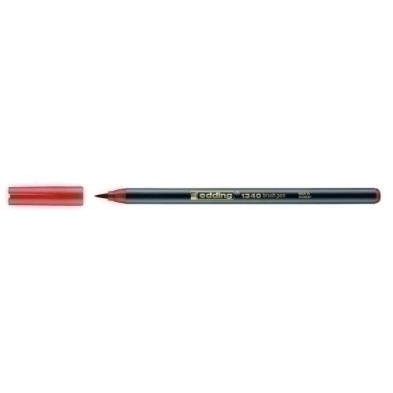 1340002-ROTUL.EDDING 1340 BRUSHPEN ROJO precio por 10 unidades