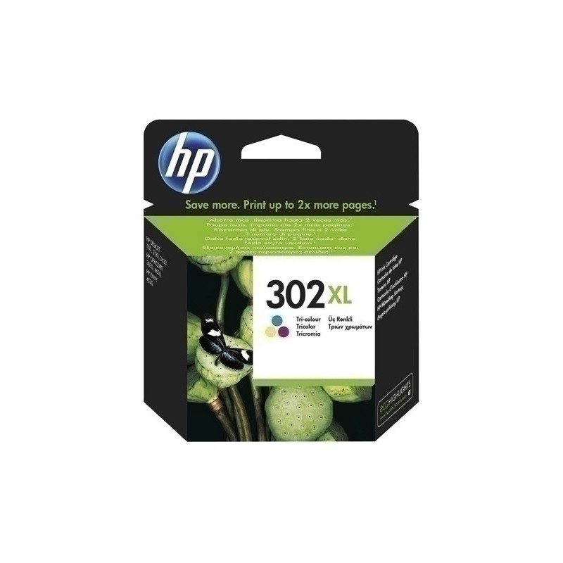 F6U67AE-CART.IJ.HP F6U67AE Nº302XL TRICOLOR 330 precio por 1 unidades
