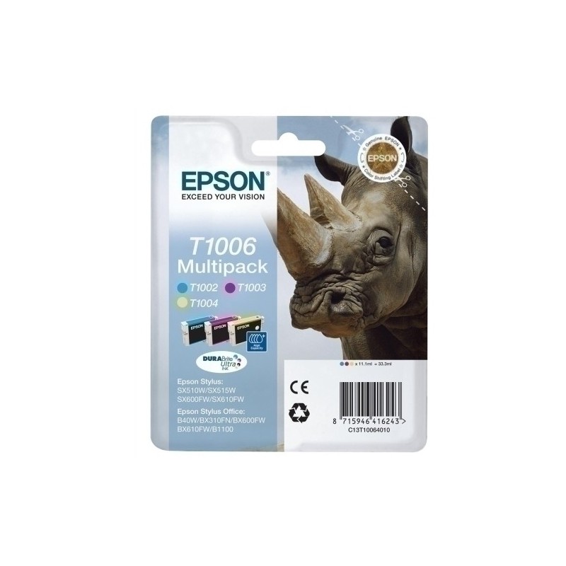 T100640-CART.IJ.EPSON T100640 B40W MULTIPACK 3 C precio por 1 unidades