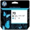 C9404A-CAB.IJ.HP C9404A Nº70 NEGRO MATE y CIAN precio por 1 unidades
