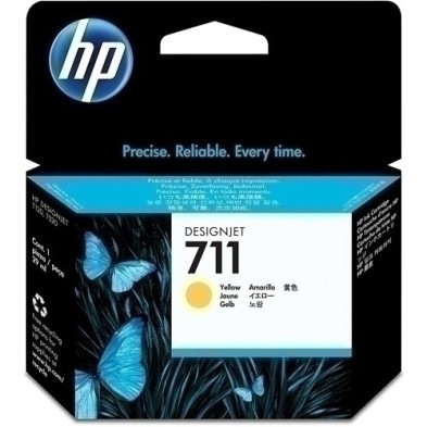 CZ132A-CART.IJ.HP CZ132A Nº711 AMARILLO 29 ML precio por 1 unidades