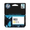 CN052AE-CART.IJ.HP CN052AE Nº951 AMARILLO precio por 1 unidades