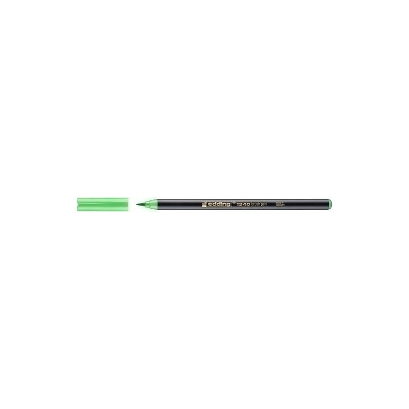 1340011-ROTUL.EDDING 1340 BRUSHPEN VD.CLARO precio por 10 unidades