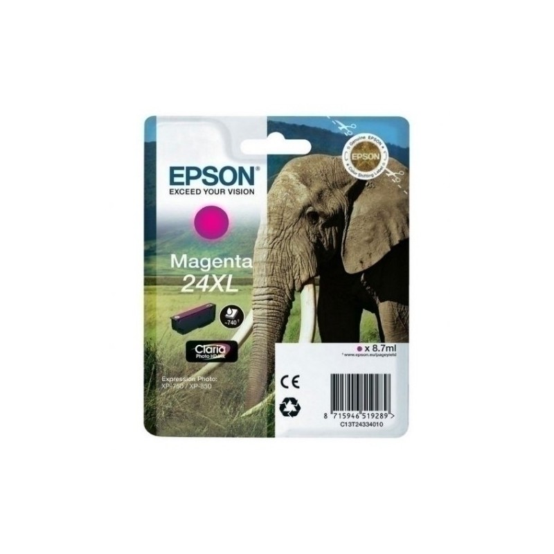 T243340-CART.IJ.EPSON T243340 Nº24XL MAGENTA precio por 1 unidades