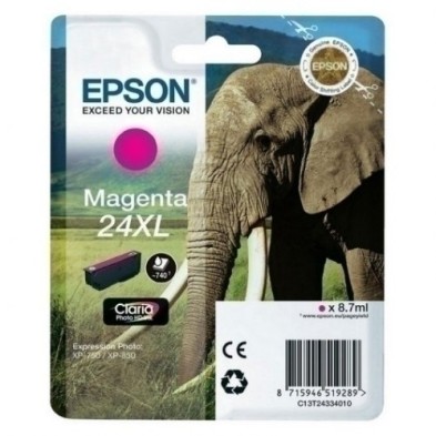 T243340-CART.IJ.EPSON T243340 Nº24XL MAGENTA precio por 1 unidades