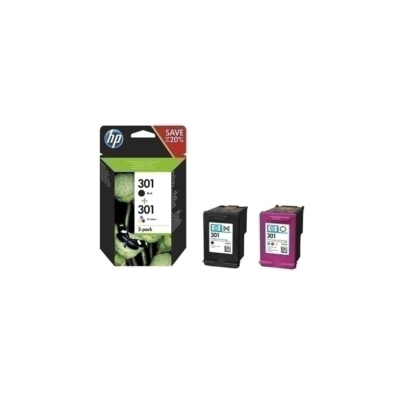 N9J72AE-CART.IJ.HP N9J72AE Nº 301 NG+COLOR precio por 1 unidades