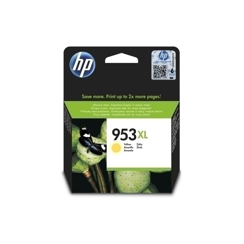 F6U18AE-CART.IJ.HP F6U18AE Nº953XL AMARILLO 20ML precio por 1 unidades