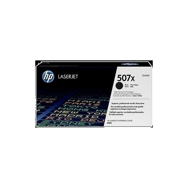 CE400X-TONER HP CE400X Nº507X NEGRO precio por 1 unidades