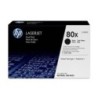 CF280XD-TONER HP CF280XD Nº80A NEGRO PACK 2 UD. precio por 1 unidades