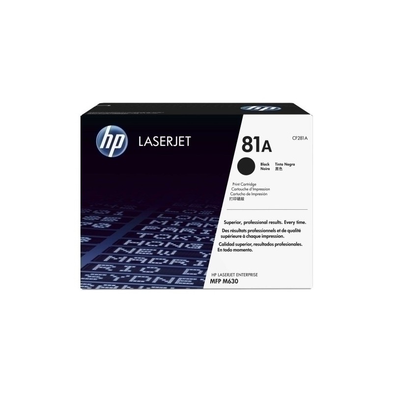 CF281A-TONER HP CF281A Nº81A NEGRO precio por 1 unidades
