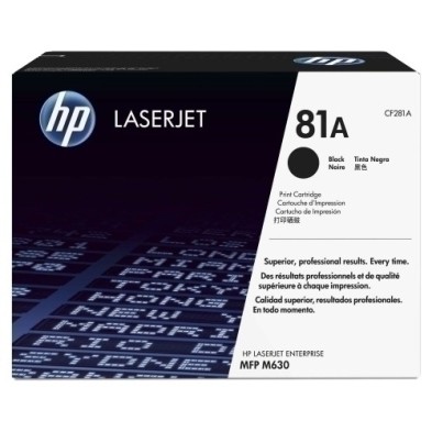 CF281A-TONER HP CF281A Nº81A NEGRO precio por 1 unidades