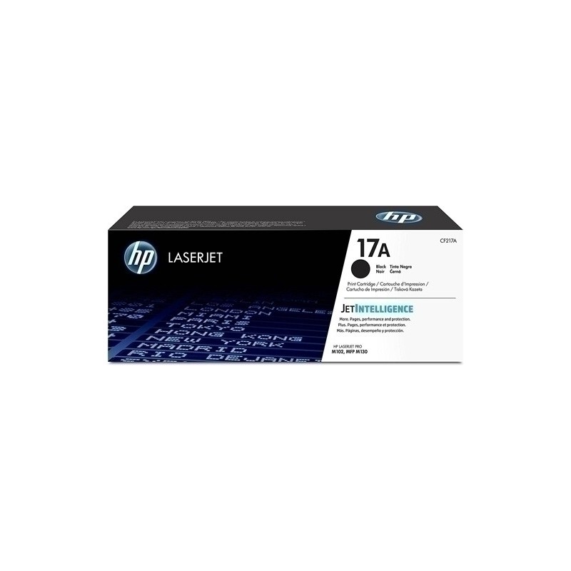 CF217A-TONER HP CF217A Nº17A NEGRO precio por 1 unidades