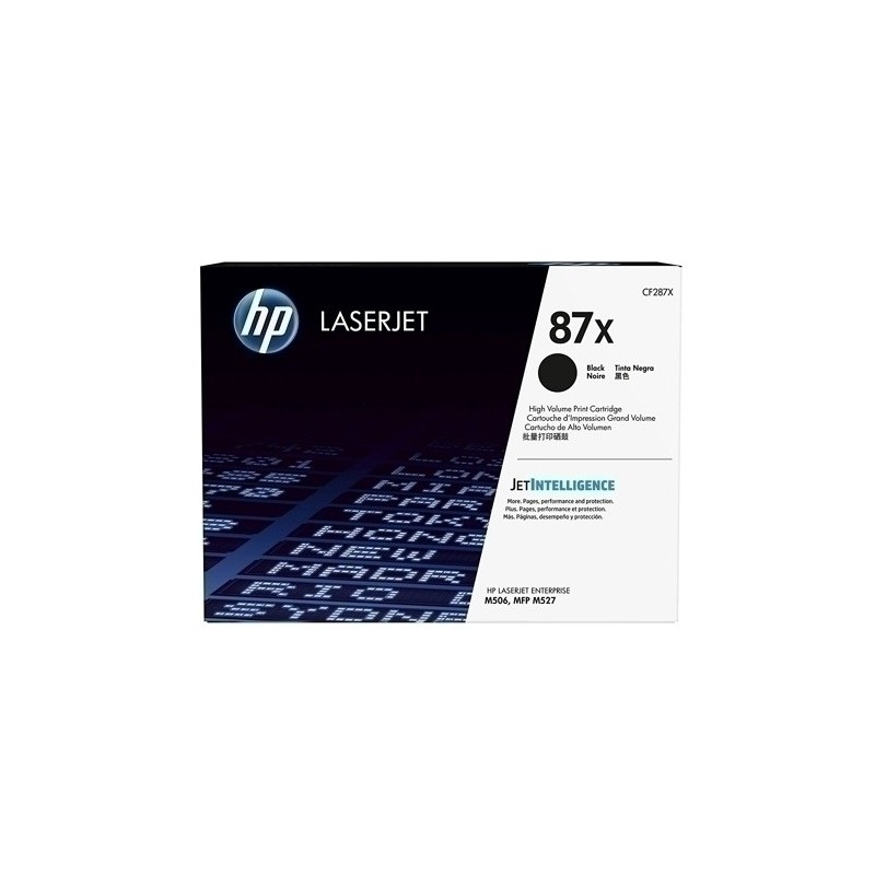 CF287X-TONER HP CF287X Nº87X LJ M506DN NEGRO precio por 1 unidades