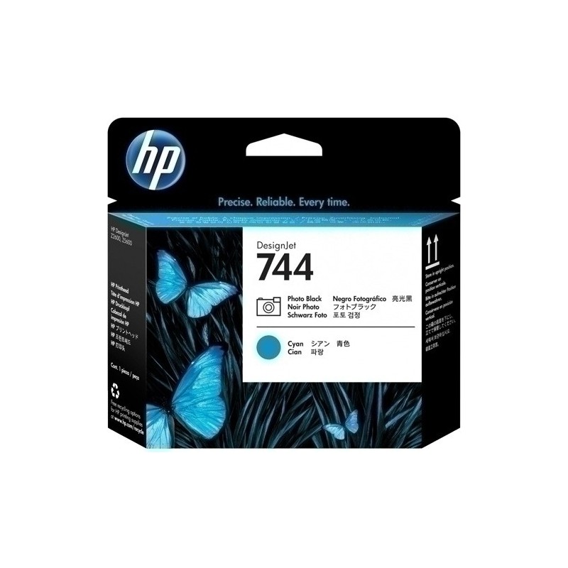 F9J86A-CAB.IJ.HP F9J86A Nº744 NEGRO y CIAN precio por 1 unidades