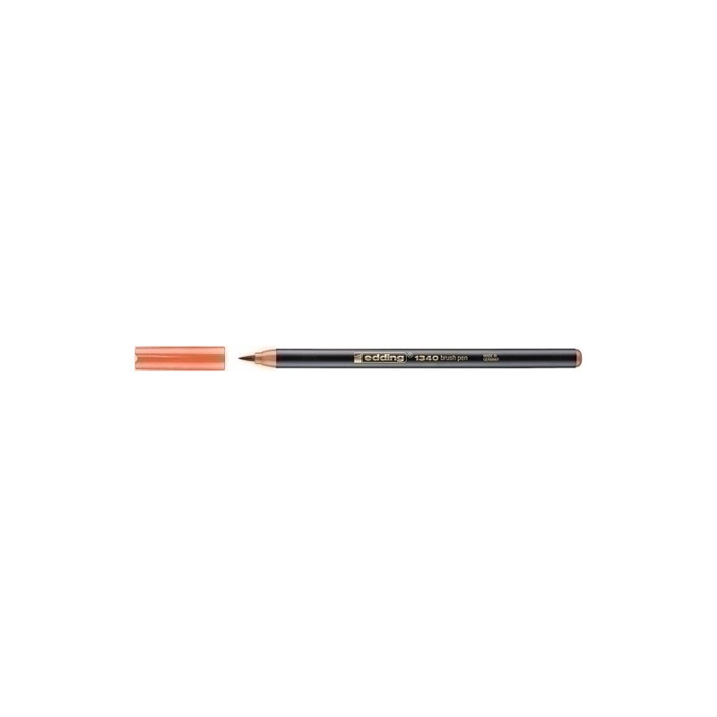 1340084-ROTUL.EDDING 1340 BRUSHPEN MANDARINA precio por 10 unidades