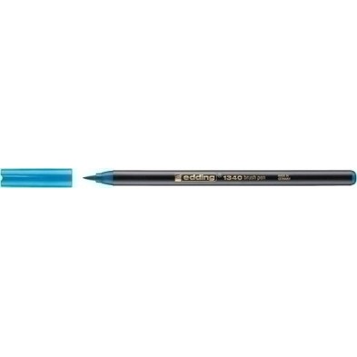 1340085-ROTUL.EDDING 1340 BRUSHPEN AZ.CELESTE precio por 10 unidades