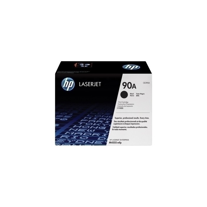 CE390A-TONER HP CE390A Nº90A LJ M4555MFP NEGRO precio por 1 unidades