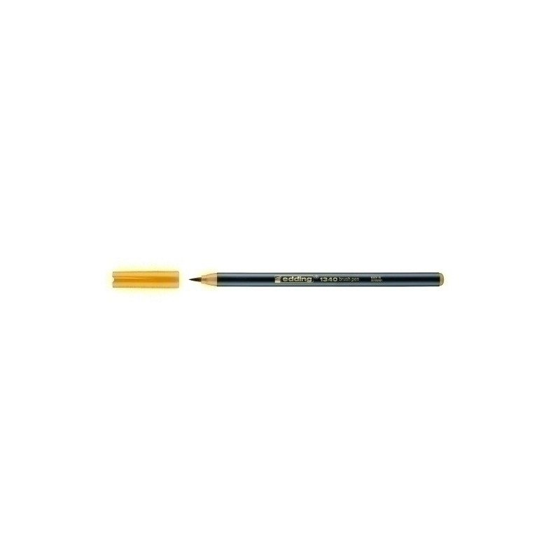 1340086-ROTUL.EDDING 1340 BRUSHPEN PAPAYA precio por 10 unidades