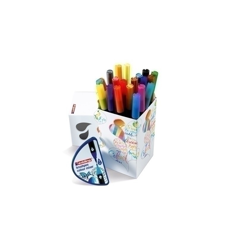 CH20+1-ROTUL.EDDING 1340 BRUSHPEN HAPPY BOX 20 precio por 1 unidades