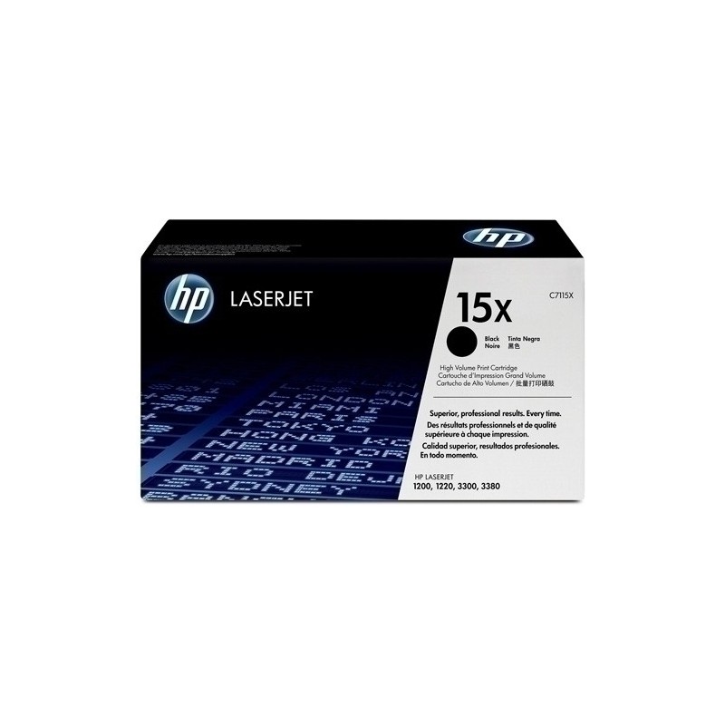 C7115X-TONER HP C7115X Nº15X LJ 1000/1200 NE.MC precio por 1 unidades