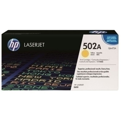 Q6472A-TONER HP Q6472A Nº502A LJ C.3600 AMARILL precio por 1 unidades