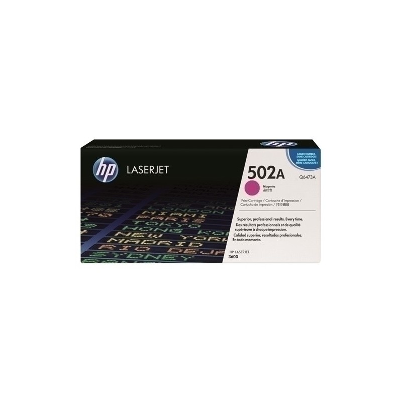 Q6473A-TONER HP Q6473A Nº502A LJ C.3600 MAGENTA precio por 1 unidades