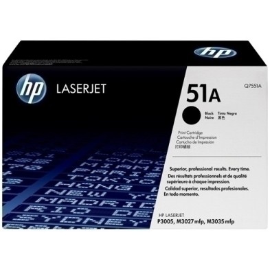 Q7551A-TONER HP Q7551A Nº51A LJ 3027/3005 NEGRO precio por 1 unidades
