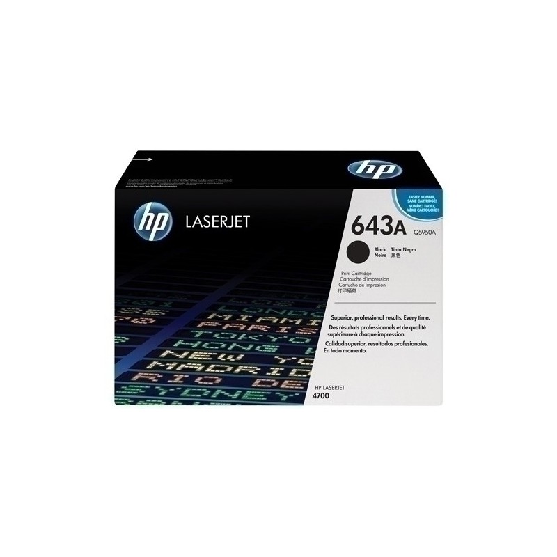 Q5950A-TONER HP Q5950A Nº643A LJ C.4700 NEGRO precio por 1 unidades