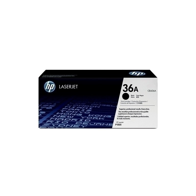CB436A-TONER HP CB436A Nº36A LJ P1505 NEGRO precio por 1 unidades