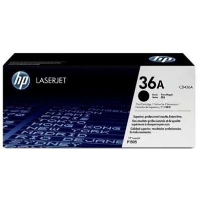 CB436A-TONER HP CB436A Nº36A LJ P1505 NEGRO precio por 1 unidades