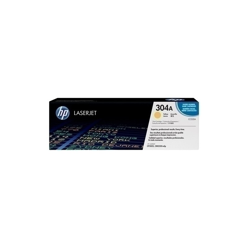 CC532A-TONER HP CC532A Nº304A LJ  CP2025 AMARIL precio por 1 unidades