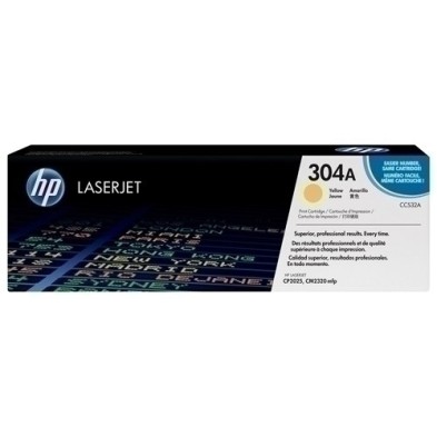 CC532A-TONER HP CC532A Nº304A LJ  CP2025 AMARIL precio por 1 unidades