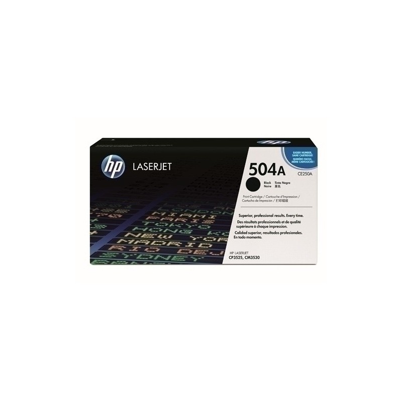 CE250A-TONER HP CE250A Nº504A LJ CP3525  NEGRO precio por 1 unidades