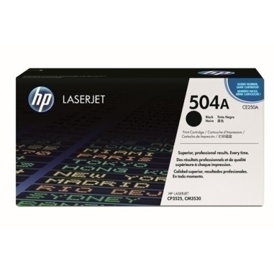 CE250A-TONER HP CE250A Nº504A LJ CP3525  NEGRO precio por 1 unidades