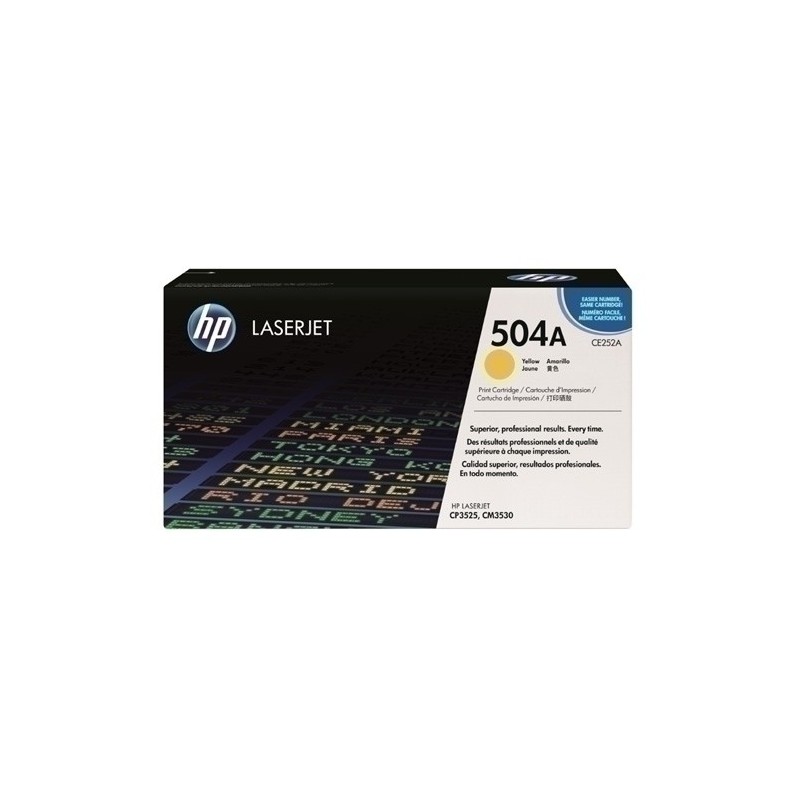 CE252A-TONER HP CE252A Nº504A LJ CP3525  AMARIL precio por 1 unidades