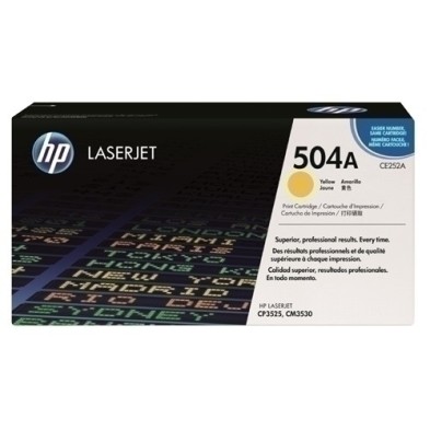 CE252A-TONER HP CE252A Nº504A LJ CP3525  AMARIL precio por 1 unidades