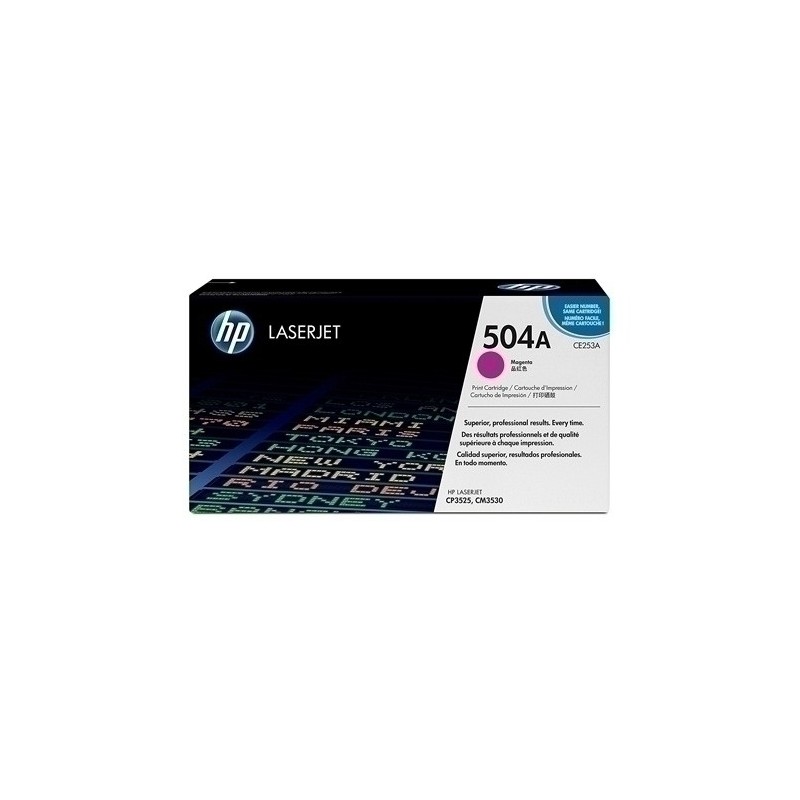 CE253A-TONER HP CE253A Nº504A LJ CP3525 MAGENTA precio por 1 unidades